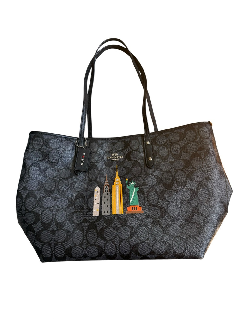 Coach NYC Skyline Zip Tote - Picture 1 of 8